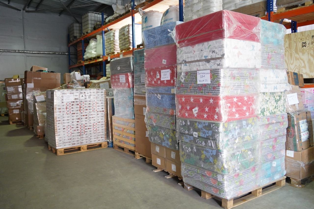 В Полтавской области показали, как распределяют гуманитарную помощь из Польши 1