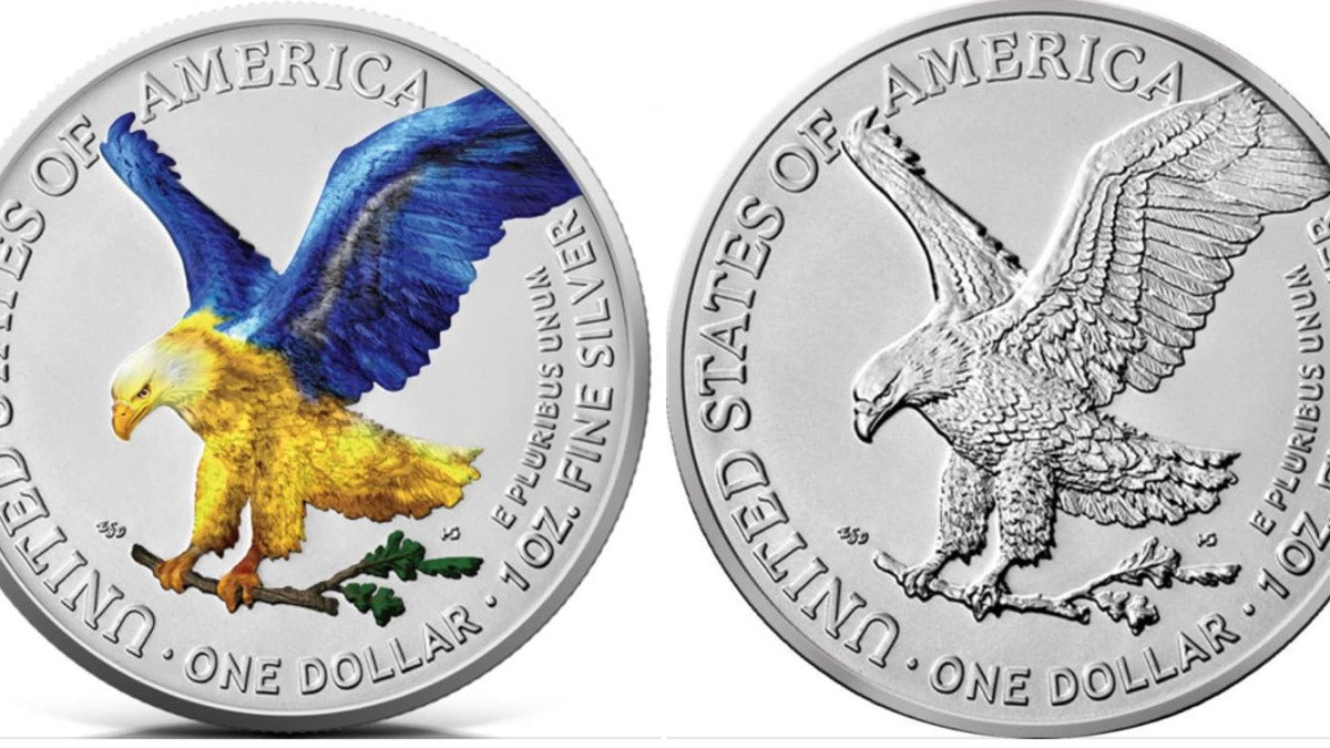 США випустили дві срібні монети з українською символікою 1
