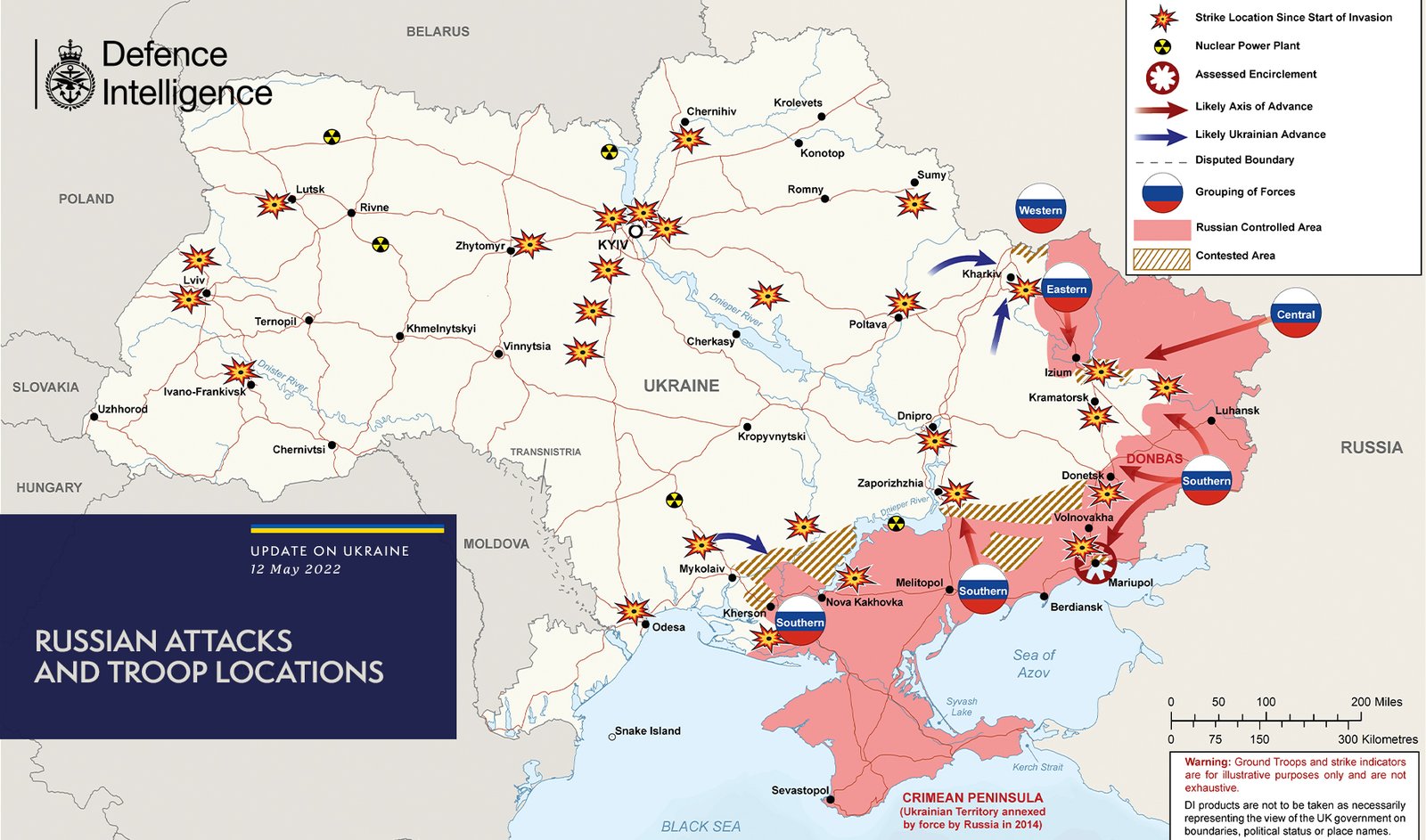 Російські війська намагаються прорватися до Слов'янська і Краматорська — британська розвідка 1