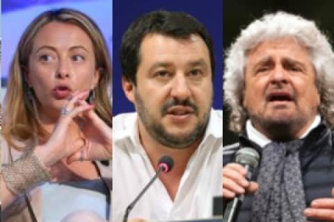 Мелони Сальвини Грилло