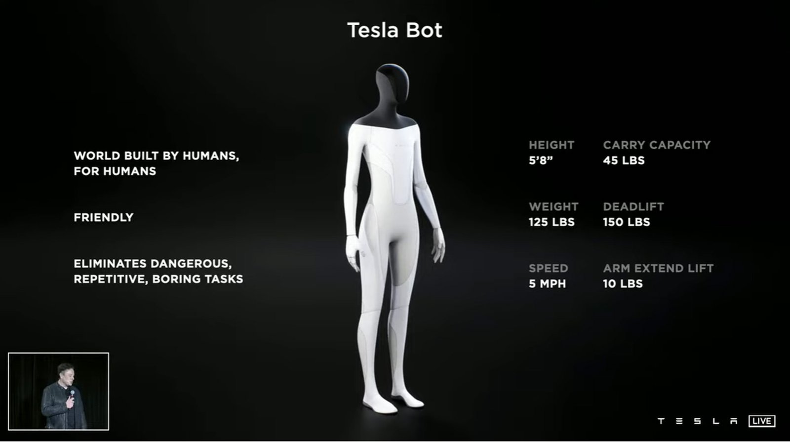 Tesla в сентябре презентует робота-гуманоида, который сможет заменить человека 1