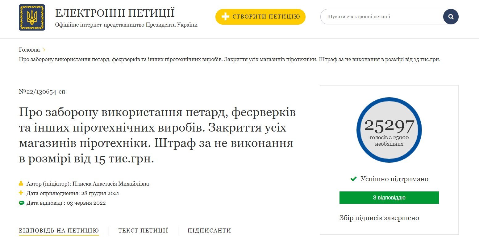 В Україні хочуть заборонити петарди та феєрверки: Зеленський відповів на петицію 1