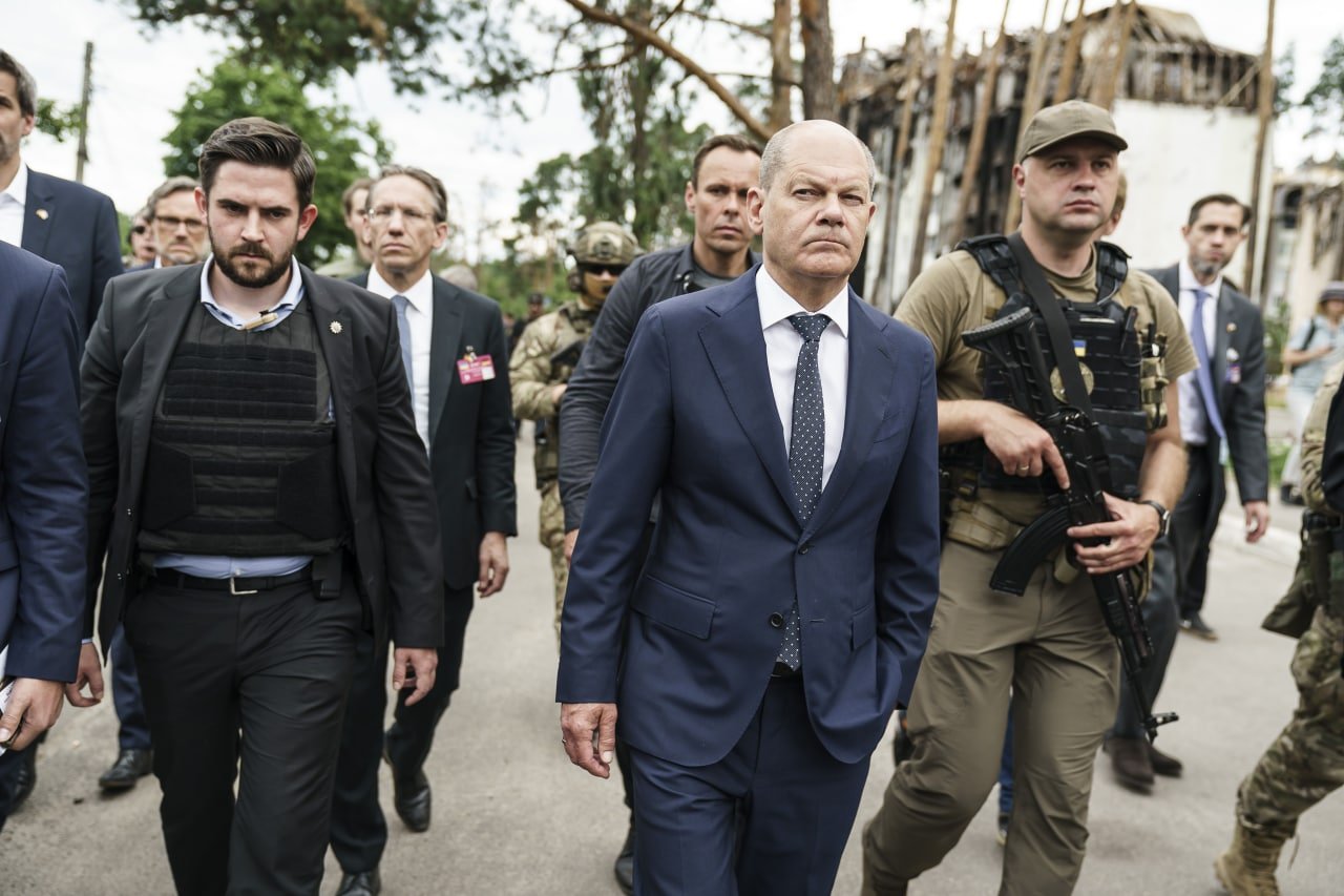 Лідери Франції, Німеччини, Італії та Румунії відвідали Ірпінь: головні заяви політиків після побачених звірств росії 3