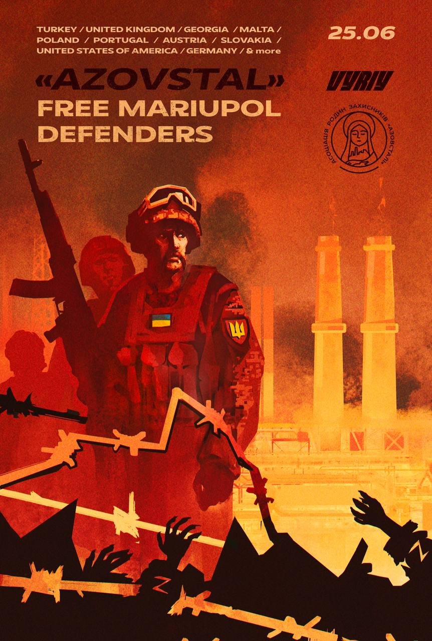 По всей Европе пройдут мирные митинги в поддержку защитников «Азовстали» 1