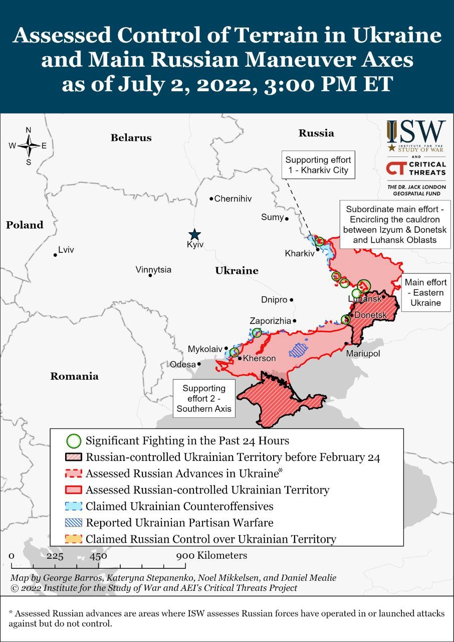 Рашисти можуть встановити контроль над всією Луганською областю найближчими днями - Інститут вивчення війни 1