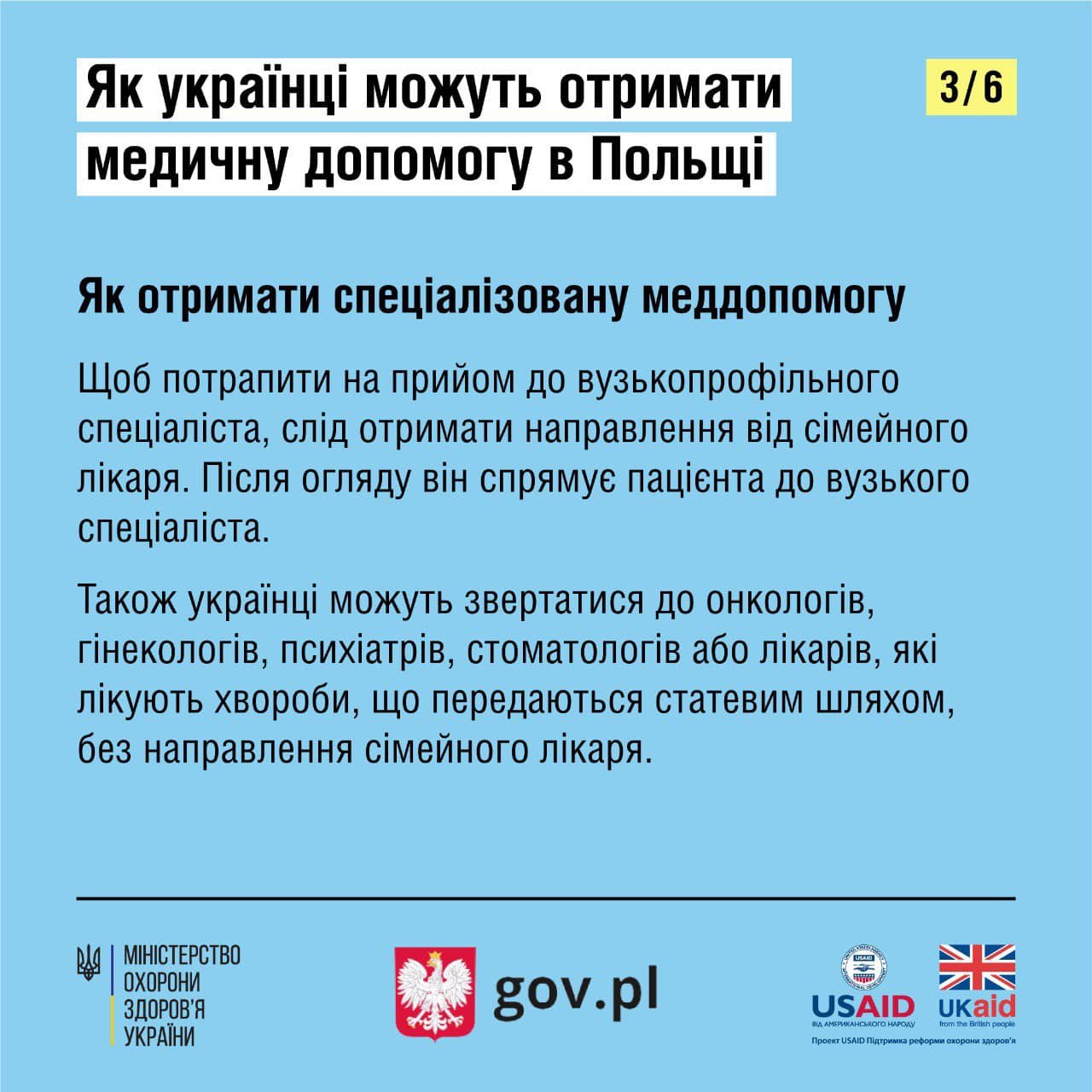 Як українцям отримати медичну допомогу у Польщі 3