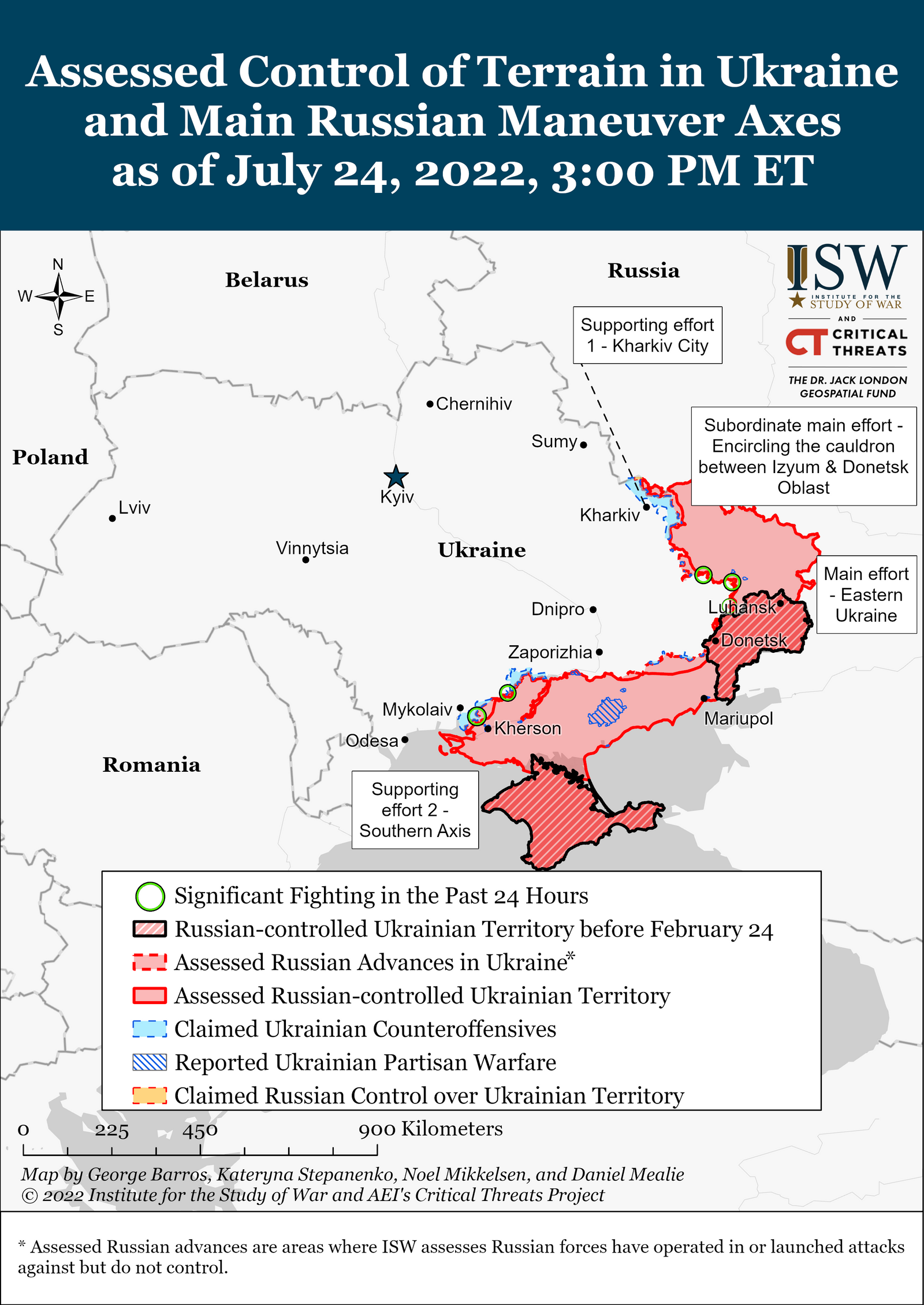 Війська рф хочуть закріпитися на березі Вуглегірського водосховища – Інститут вивчення війни 1