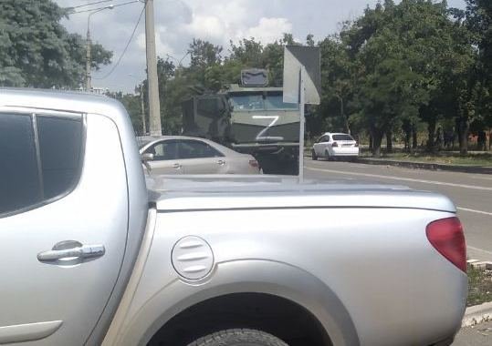 Техніка, яку помітили у Маріуполі. Джерело: Петро Андрющенко