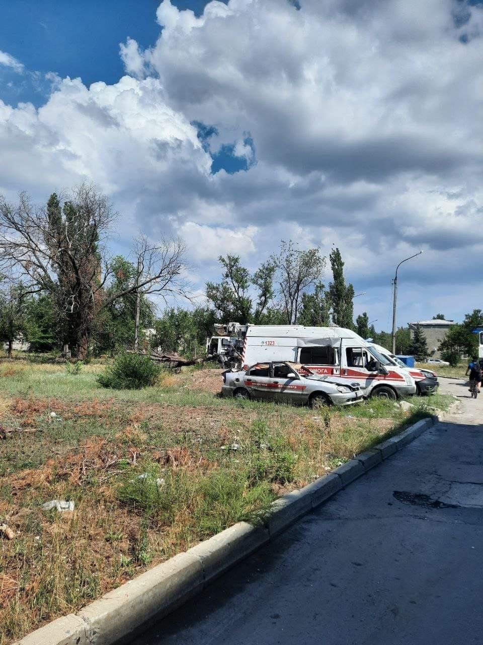 Наслідки обстрілів Луганської області. Джерело - Сергій Гайдай