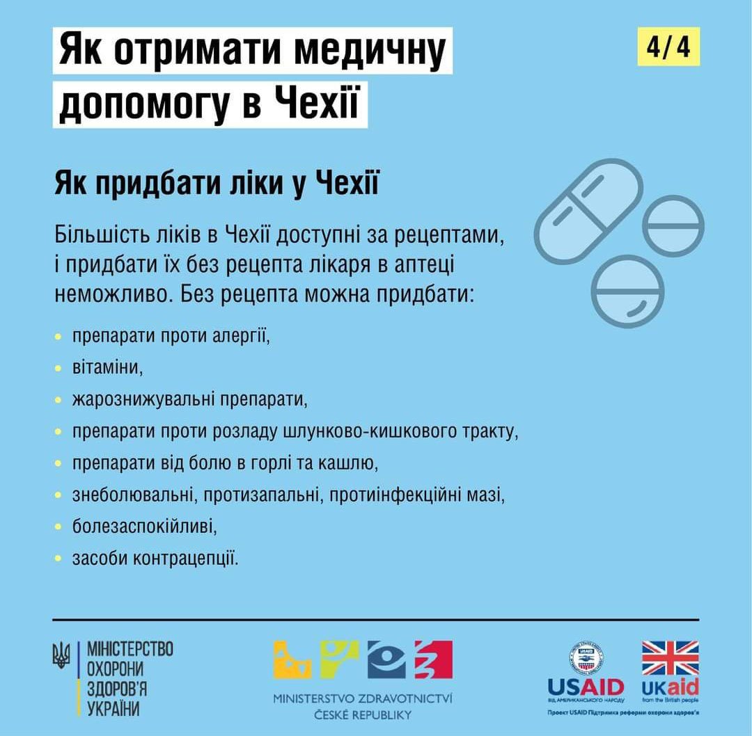 Як українським біженцям отримати медичну допомогу в Чехії 4