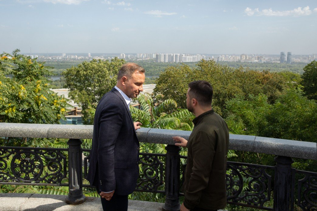 Фото со встречи Владимира Зеленского и Анджея Дуды. Источник: Офис президента