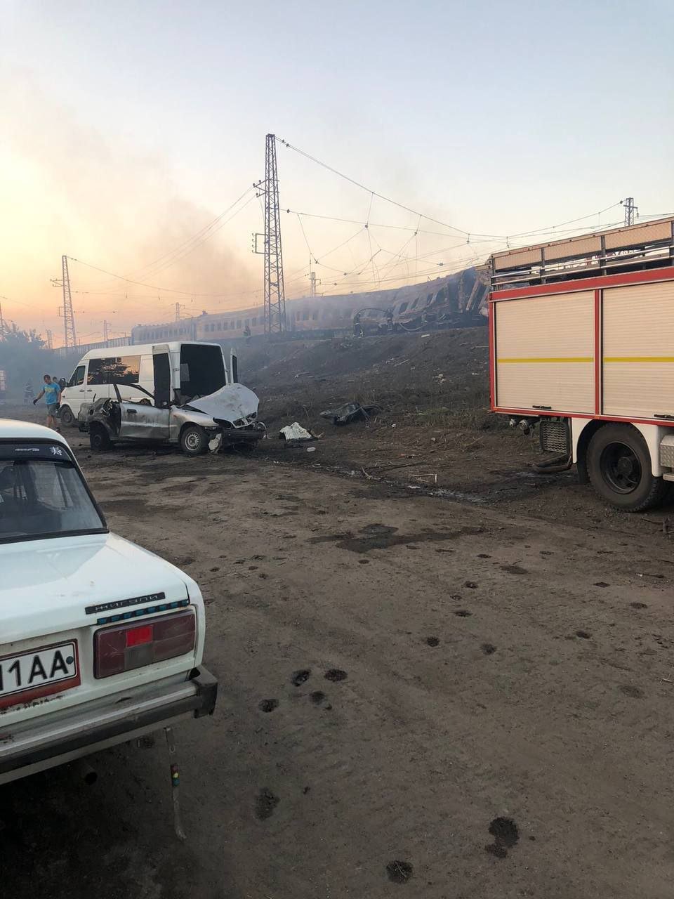 Наслідки теракту в Чаплиному