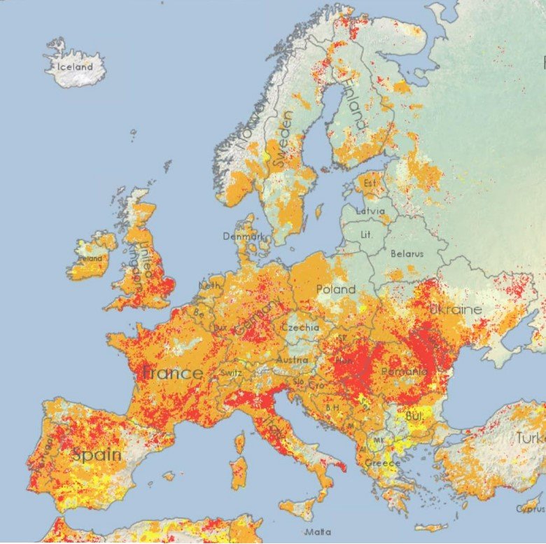 Джерело: звіт ЄС "Посуха в Європі"