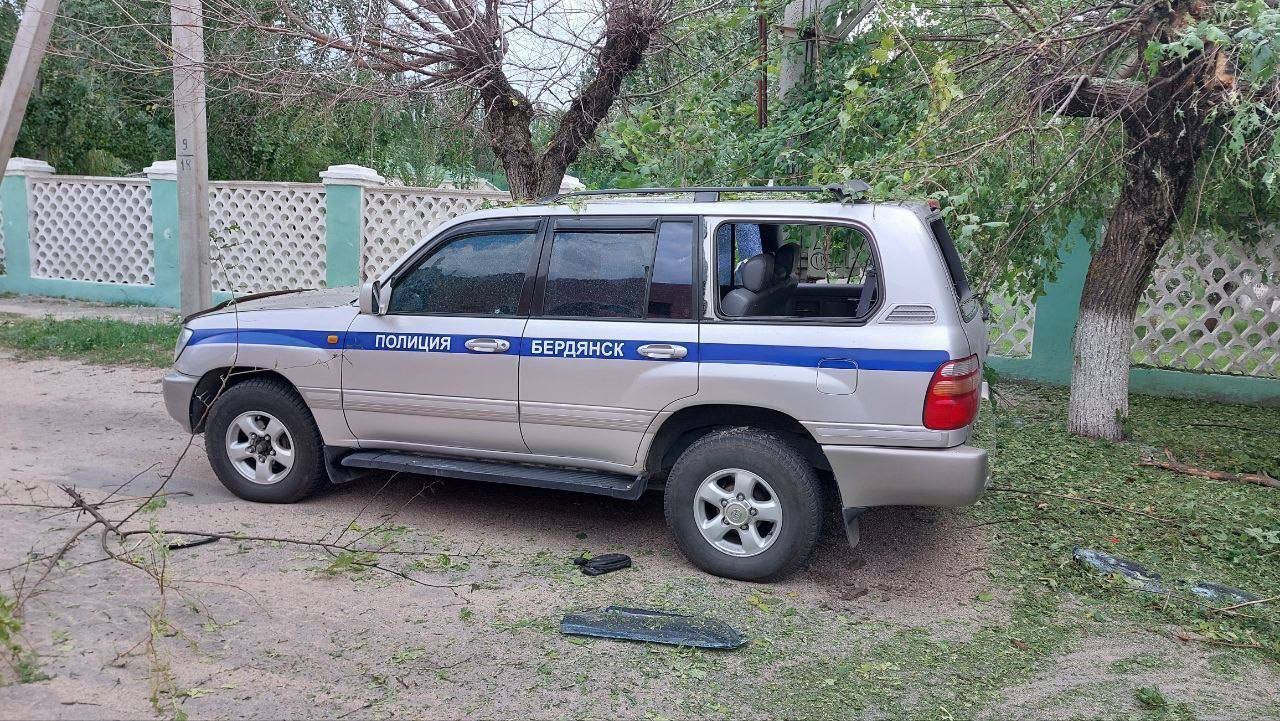 Авто зрадника після вибуху