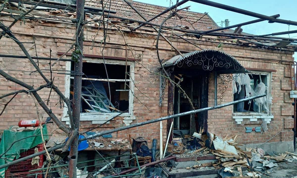 Наслідки обстрілів Дніпропетровщини. Джерело - Валентин Резніченко