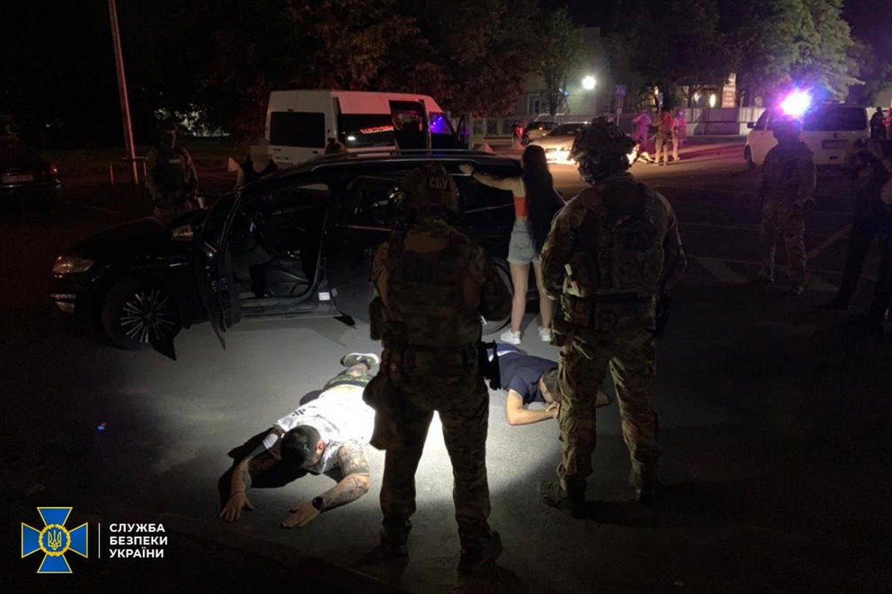 Кадры по задержанию. Источник - СБУ