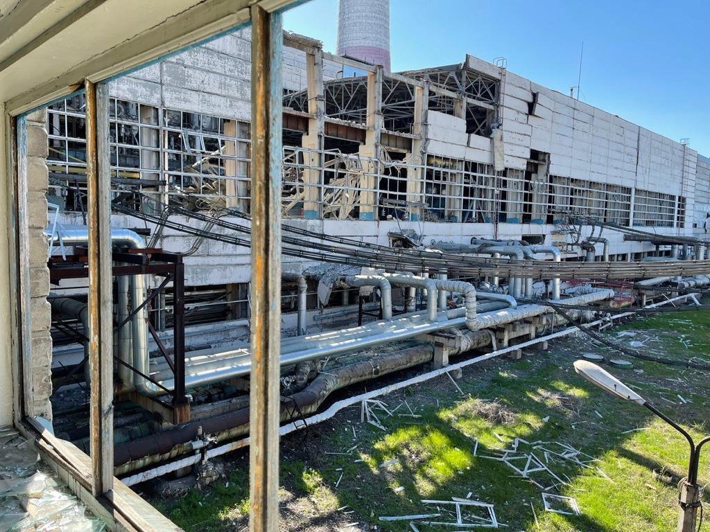 Наслідки обстрілів Кременчуцької ТЕЦ російськими військами