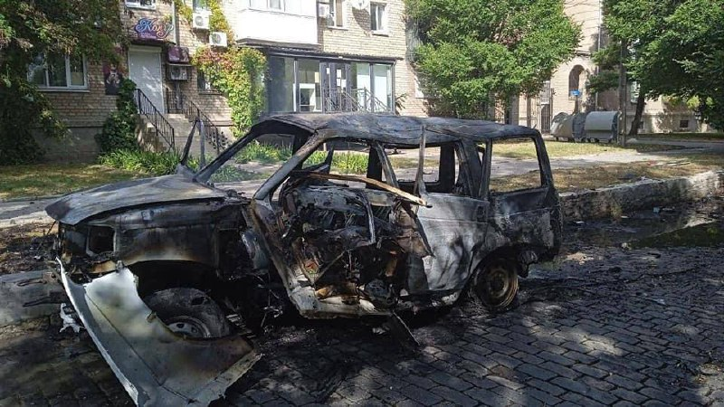 Вибухи та стрілянина в окупованому Бердянську: постраждав окупаційний "комендант" Артем Бардін 1