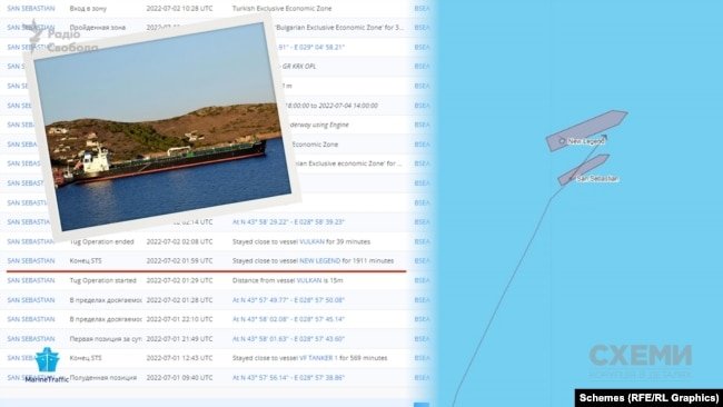 Сервіс MarineTraffic зафіксував прибуття у порт Батумі завантаженого у порту «Кавказ» танкера SVL Unity 12 серпня