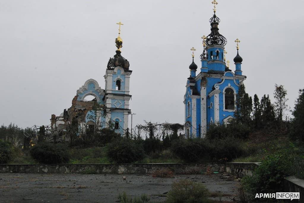 Разбитая церковь в селе. Источник — Армия Inform