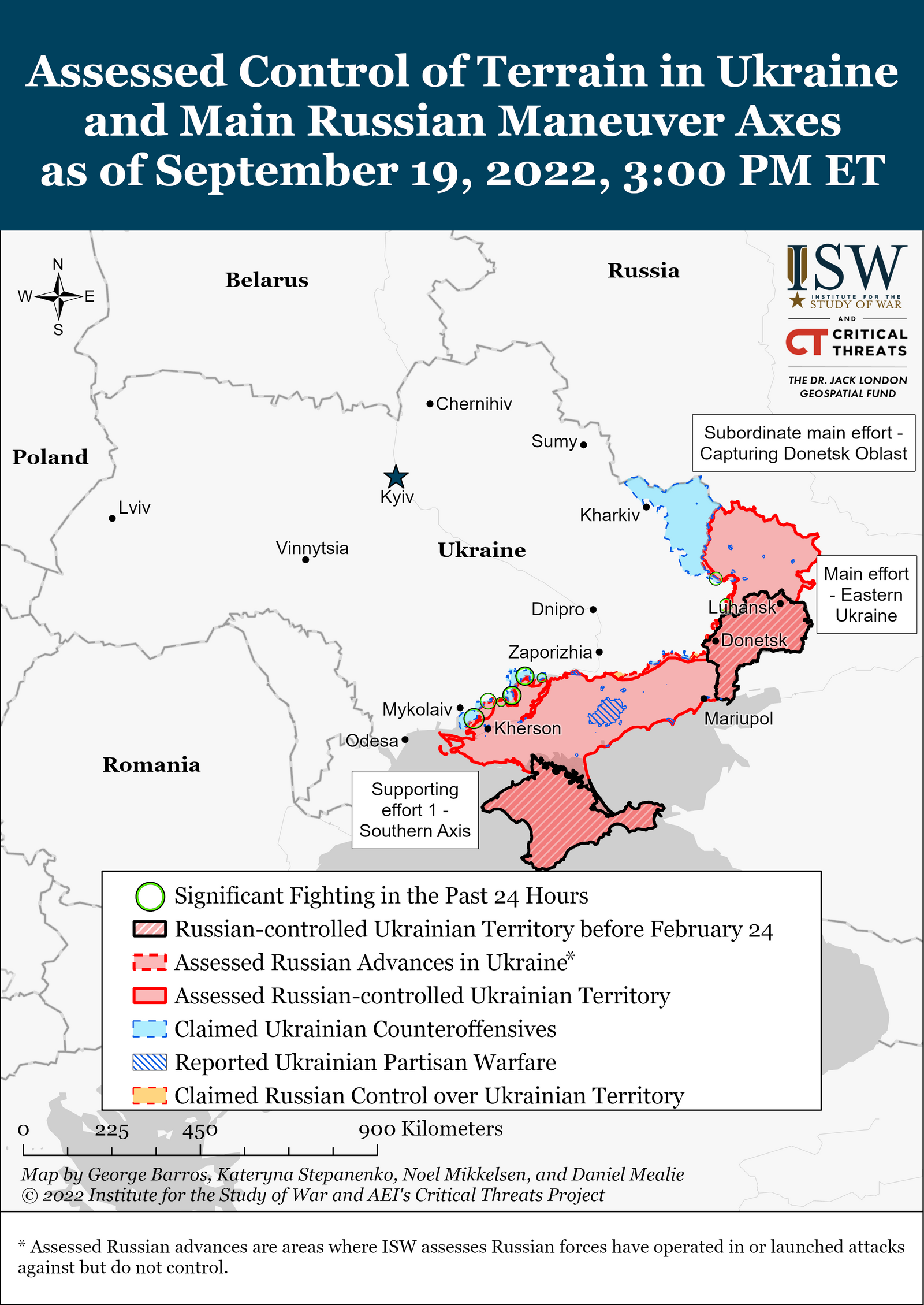 Оцінка російської наступальної операції від ISW