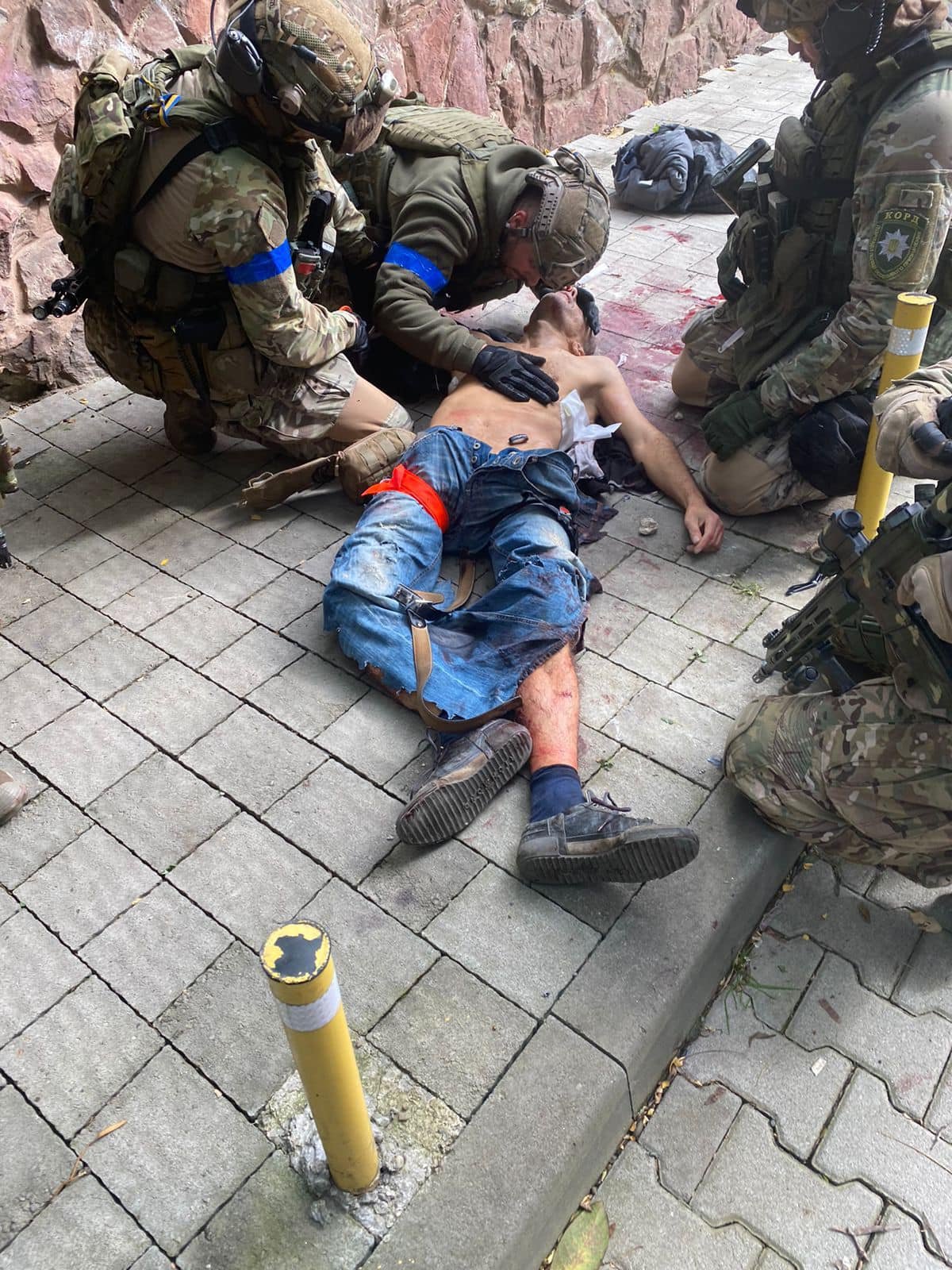 Фото задержания убийцы