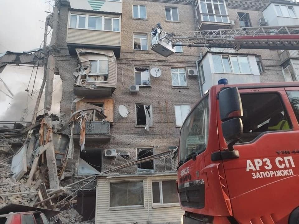 Зруйнований житловий будинок