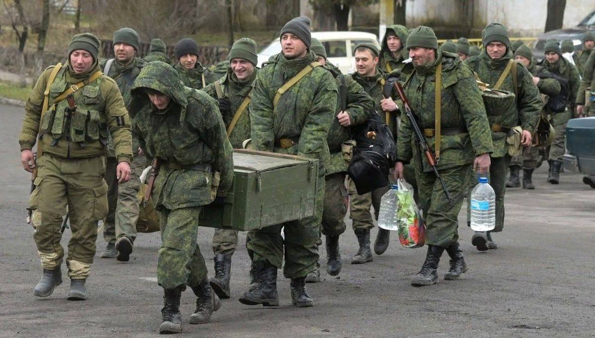 Російське поповнення на марші Російське поповнення на марші