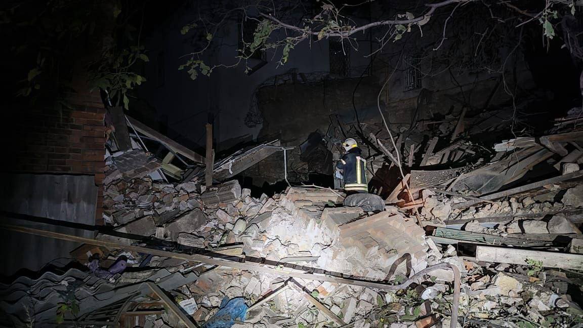 Зруйнований будинок в Миколаєві