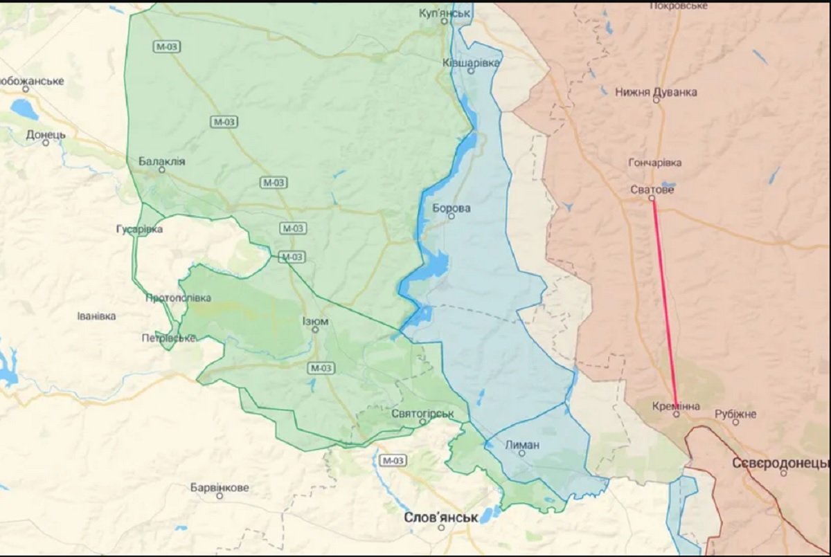 Траса "Сватове-Кремінна" практично під контролем ЗСУ