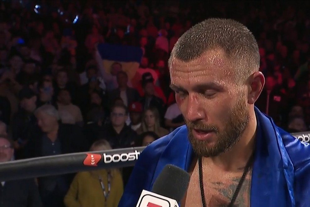 Василь Ломаченко після бою