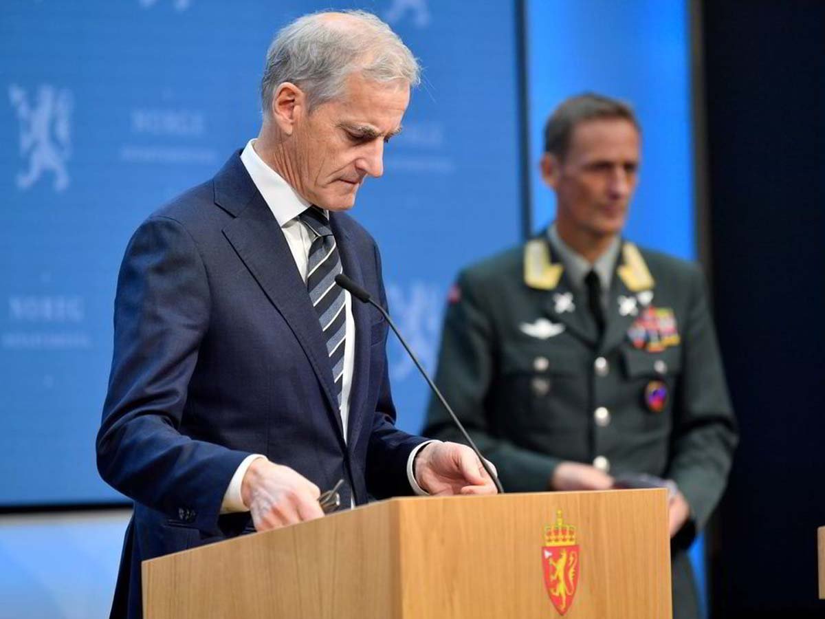 Прем’єр-міністр Норвегії Йонас Гар Стьоре вважає, що Норвегія має бути готова до всього Прем’єр-міністр Норвегії Йонас Гар Стьоре вважає, що Норвегія має бути готова до всього