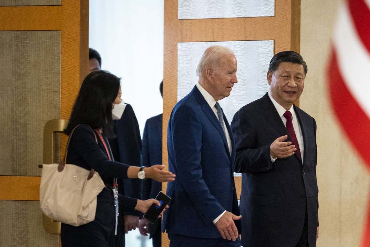 Здається, Байден і Сі полишили залу перемовин у хорошому настрої Здається, Байден і Сі полишили залу перемовин у хорошому настрої