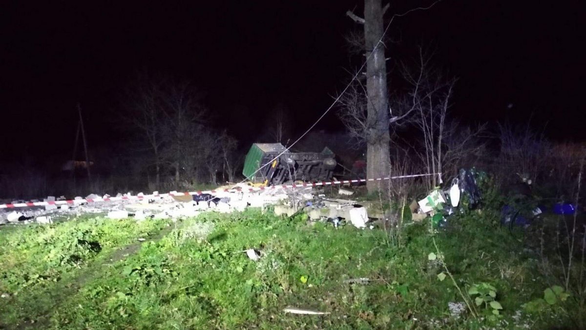 Місце удару в Польщі