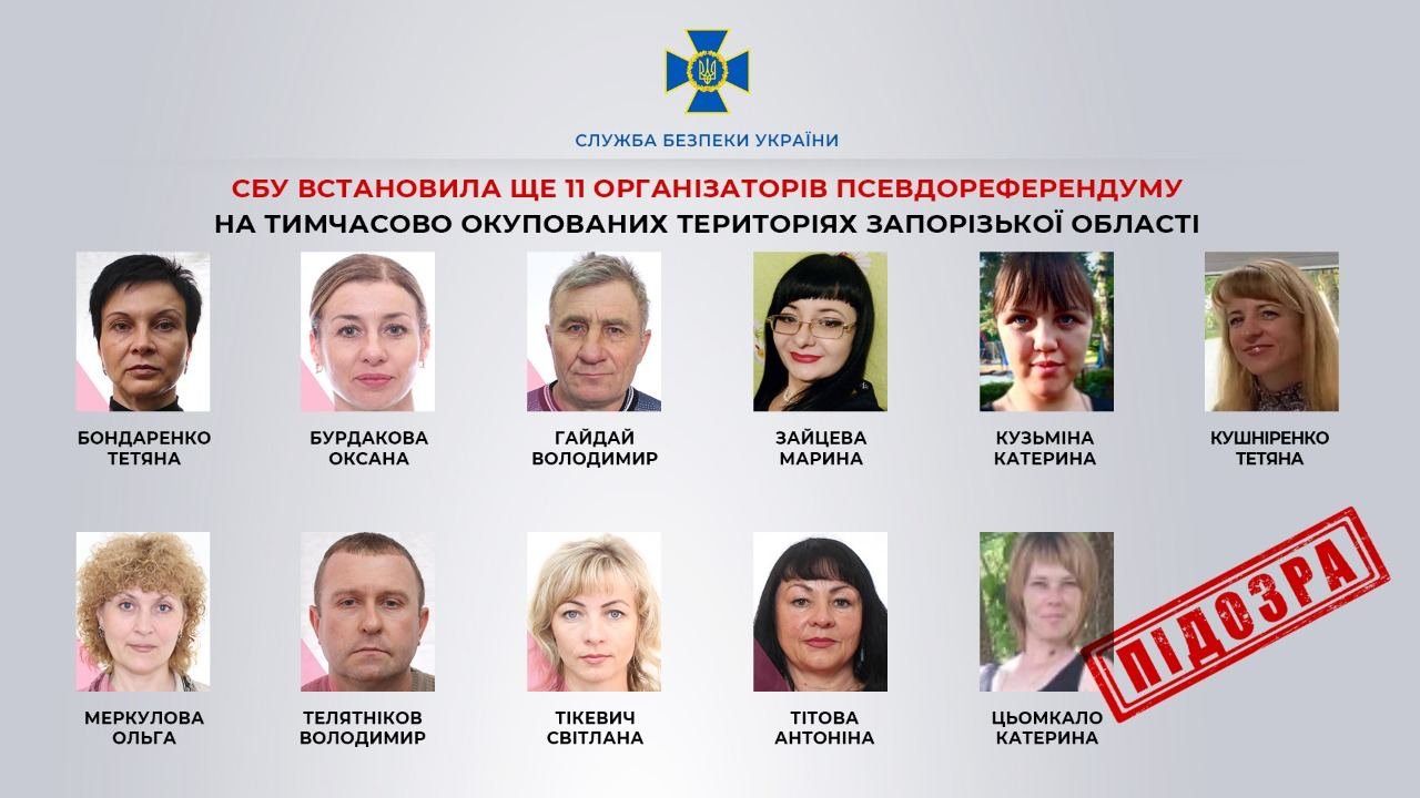 Фото и имена коллаборантов