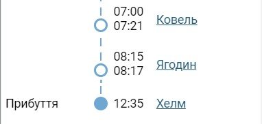 Мапа маршруту