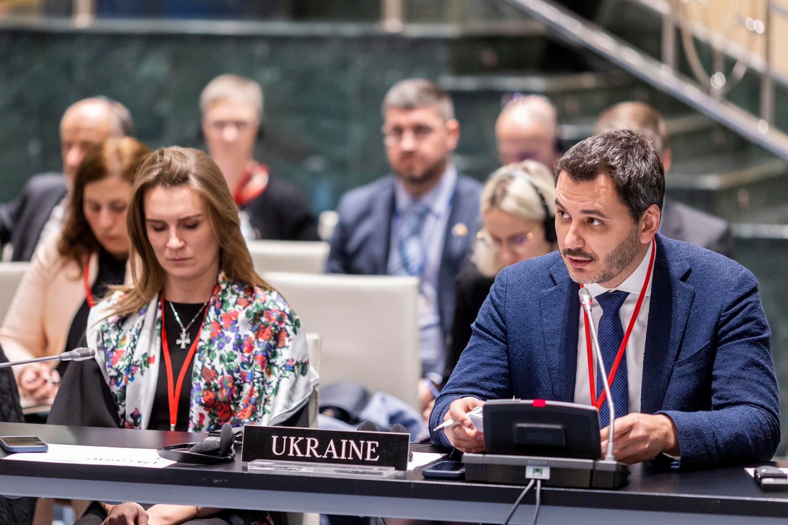 Представители украинской делегации
