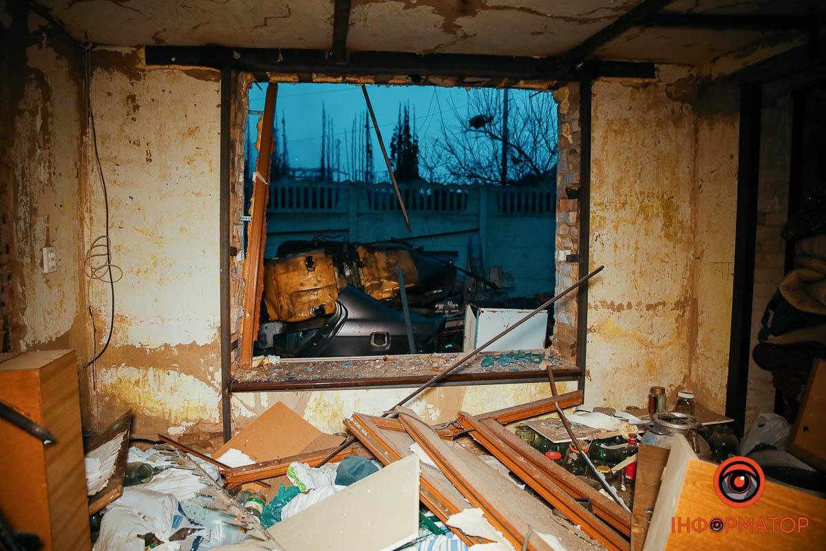 Последствия ракетного удара в Днепре