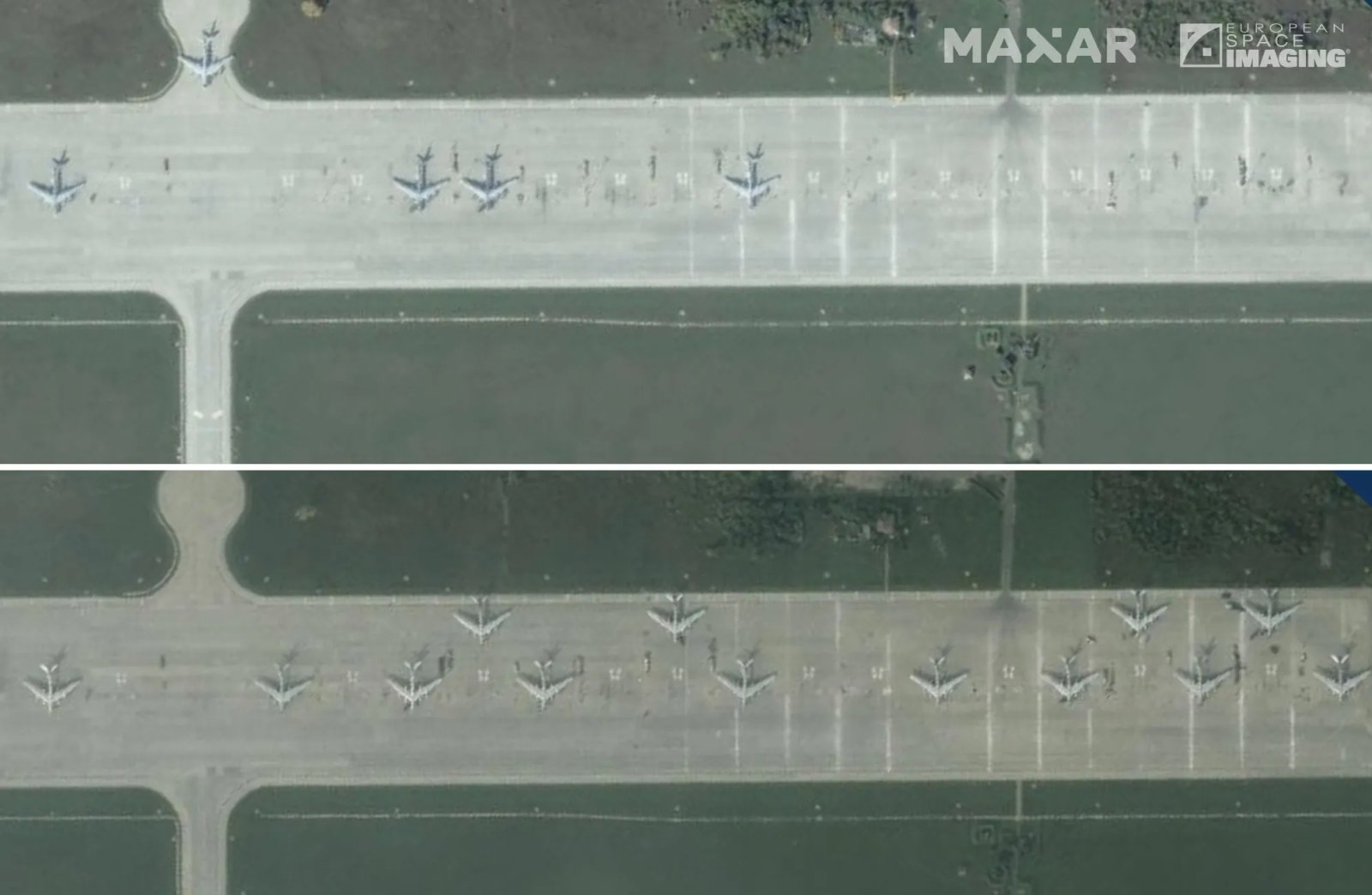 З 10 жовтня кількість літаків на аеродромі значно збільшилась