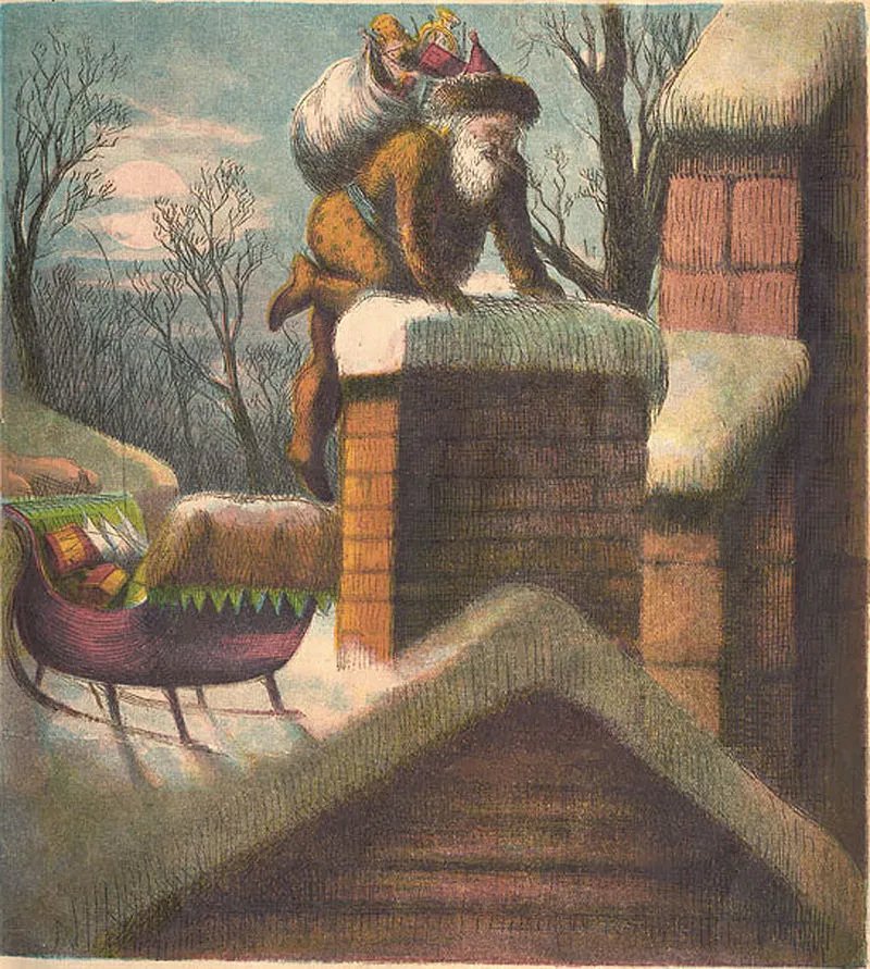 Санта-Клаус. Томас Наст, 1869 рік Санта-Клаус. Томас Наст, 1869 рік