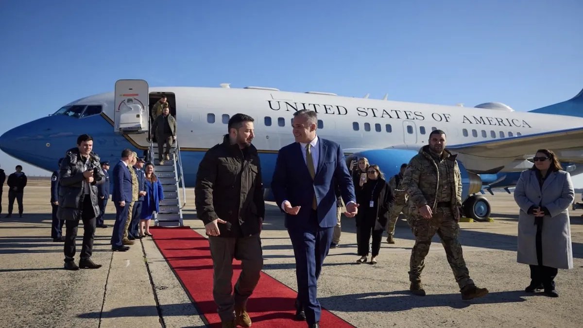 Зеленський прилетів у США 1 Новини про - Зеленський прилетів у США