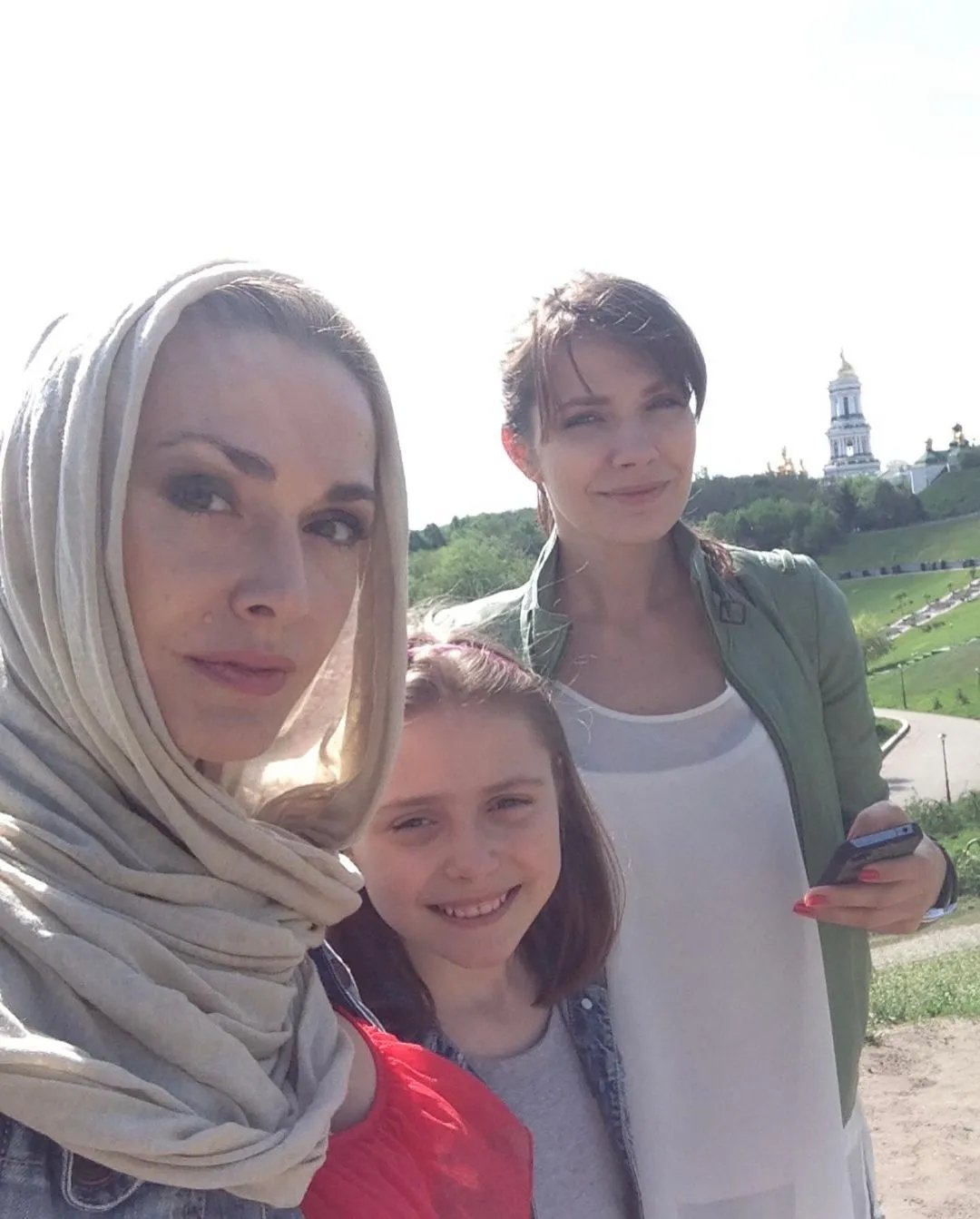 З дочкою Антоніною та онукою Євою