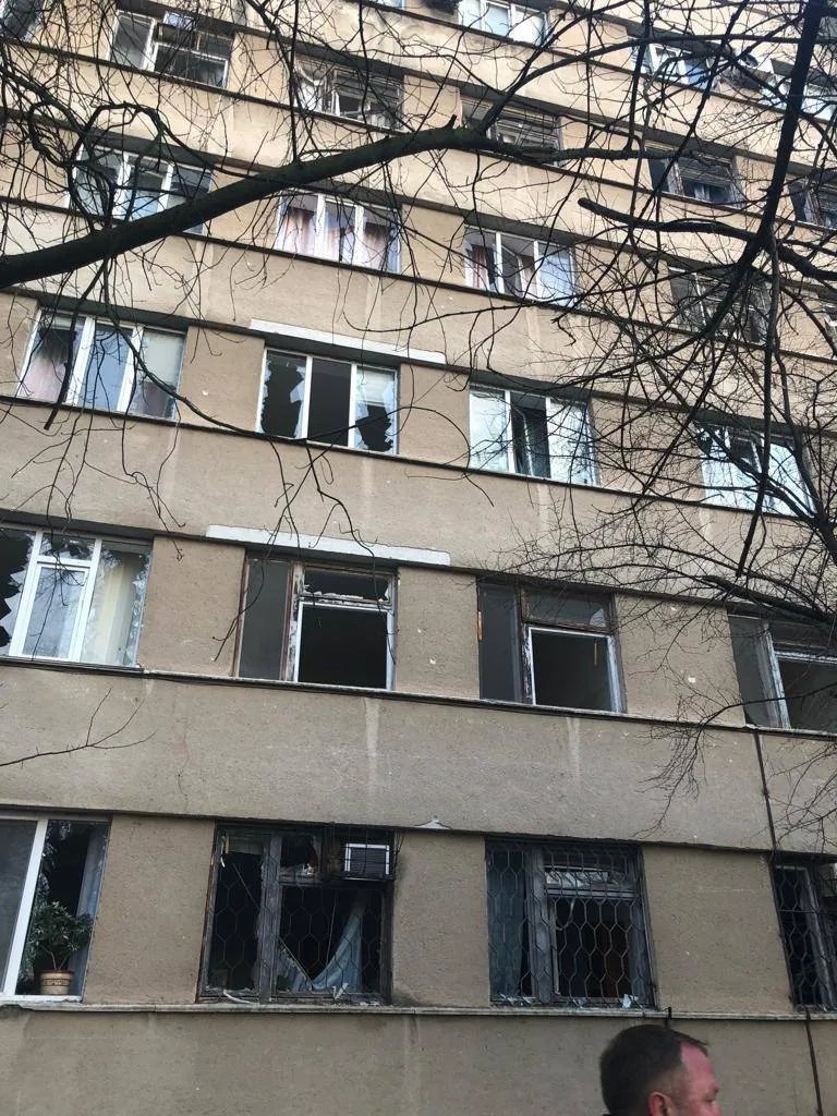 Наслідки обстрілу Херсону