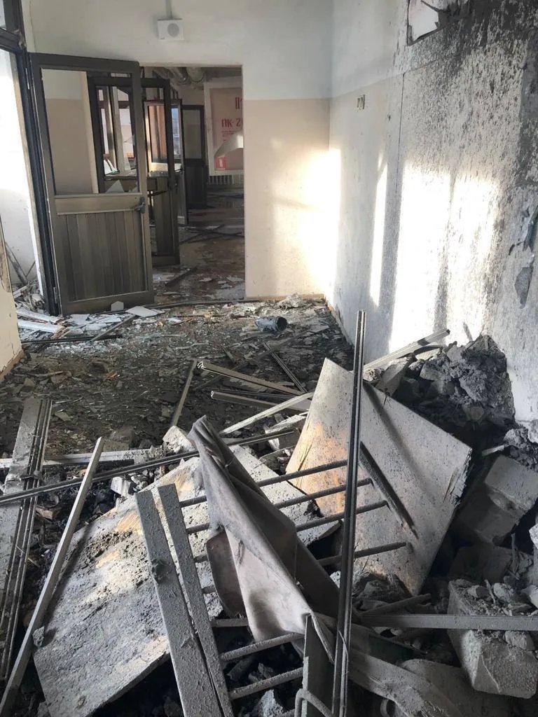 Наслідки обстрілу Херсону