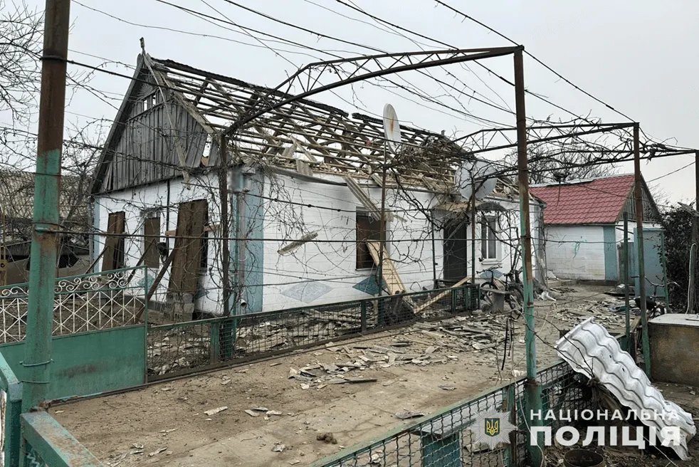 Наслідки обстрілу в Запорізькій області