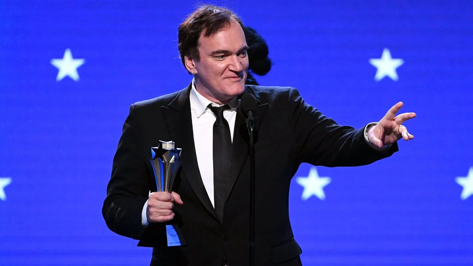 Квентін Тарантіно з премією Critics' Choice Movie Awards