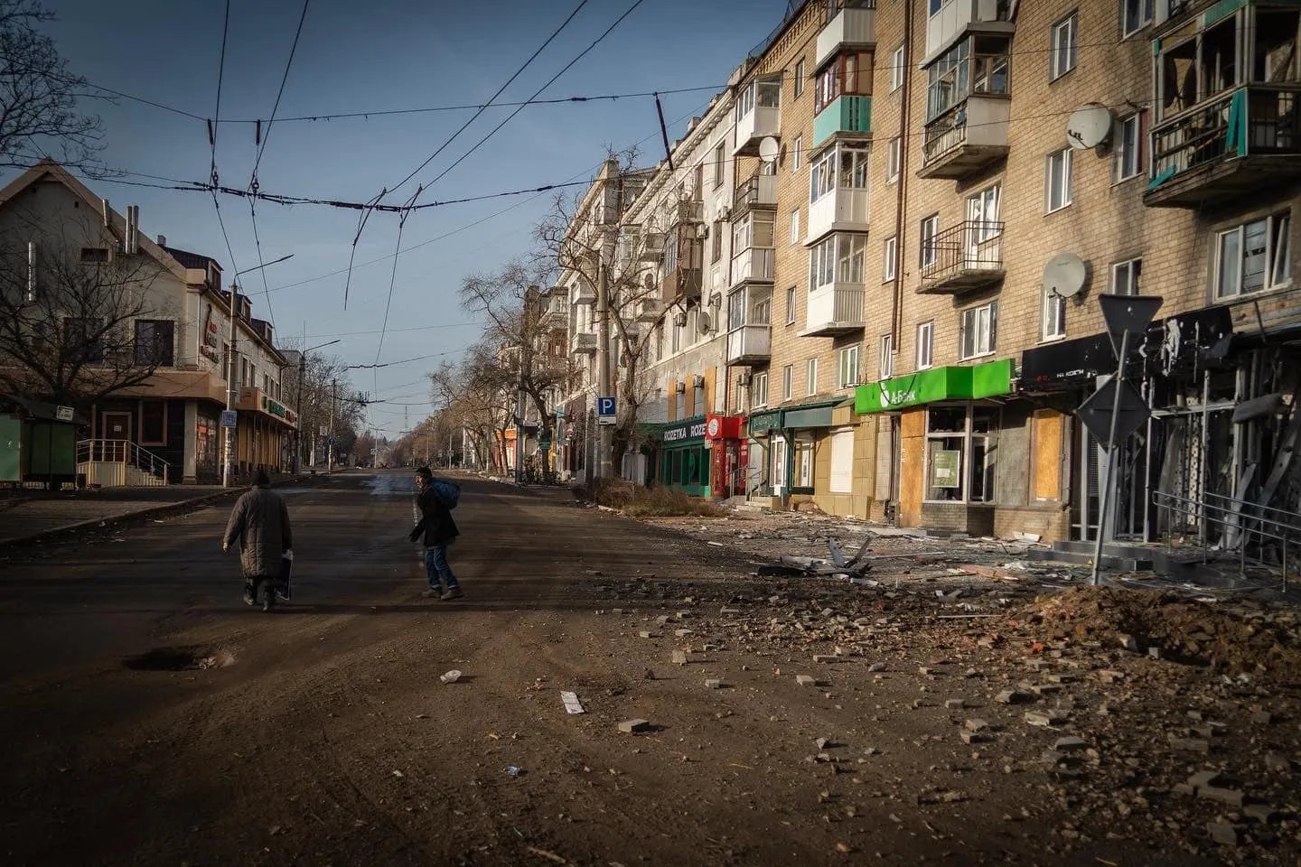 Бахмут, січень. Фото: Іван Захаренко