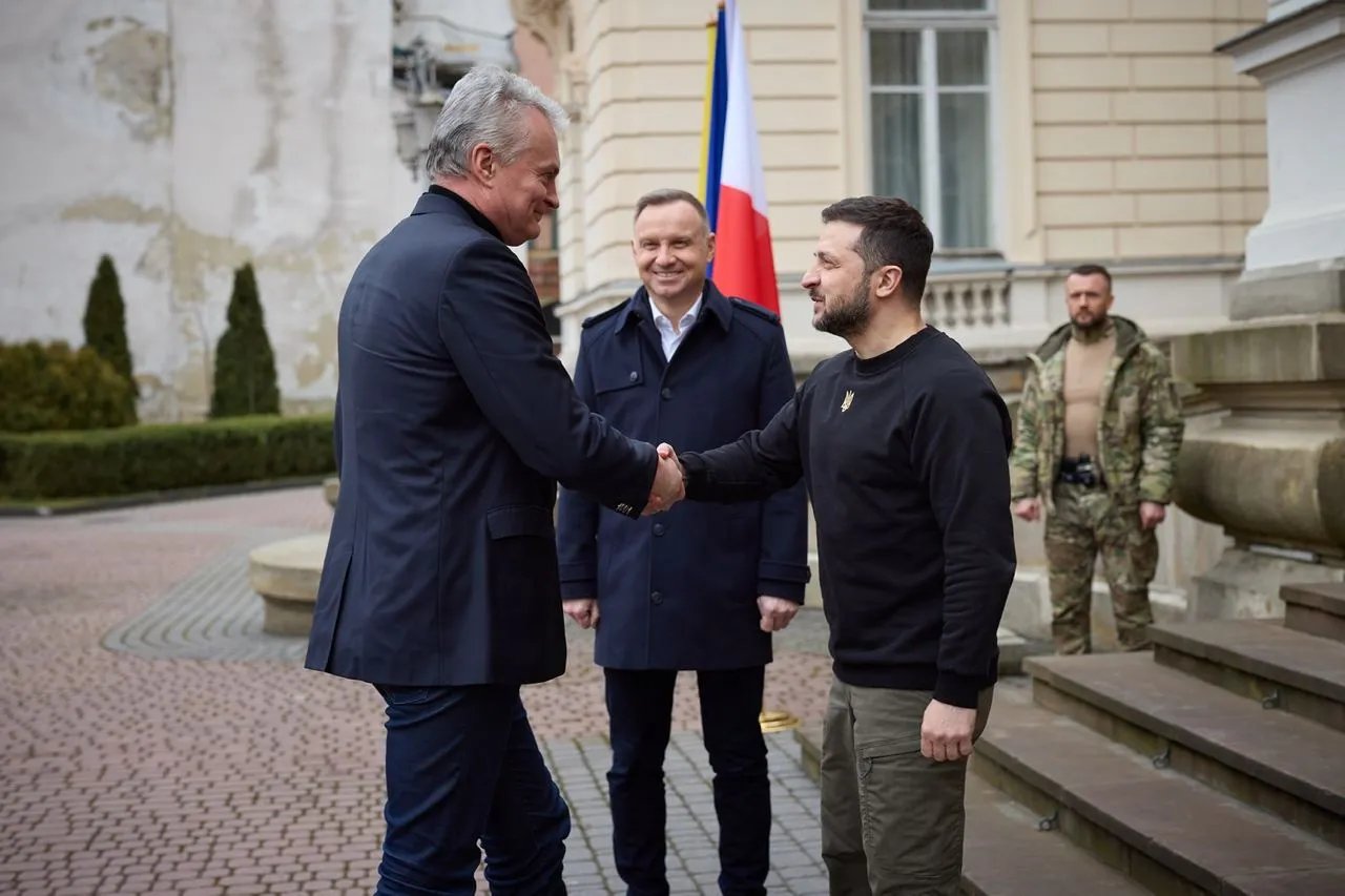 Зеленский, Науседа и Дуда