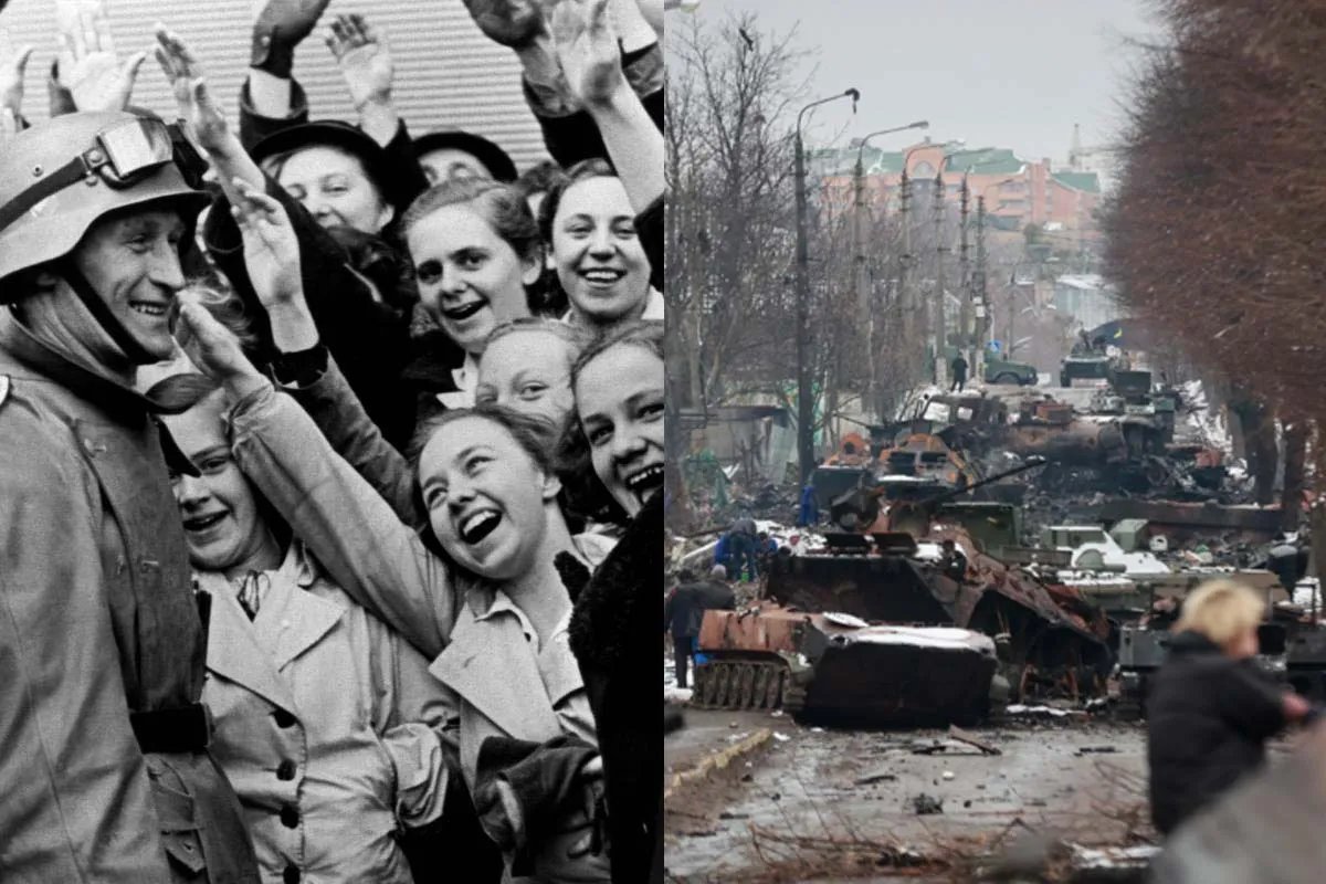 Путін очікував, що росіян зустрічатимуть, як німців у Австрії, бо "один народ" Путін очікував, що росіян зустрічатимуть, як німців у Австрії, бо "один народ"