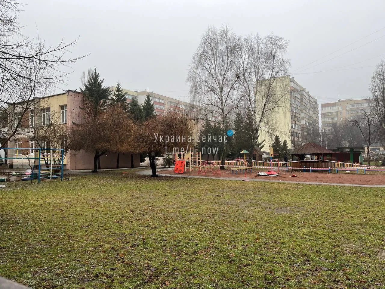 Гвинтокрил впав біля дитячого садочка